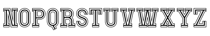 Study At University Font UPPERCASE