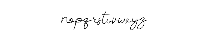 Study Calligraphy Font LOWERCASE