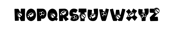 Study Symbol Sport Font UPPERCASE