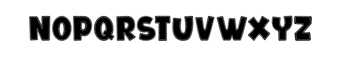Study Symbol Stitch Font UPPERCASE