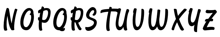 Stumble-Regular Font UPPERCASE