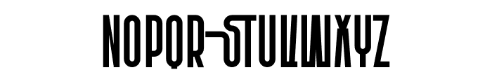 Sturoc Font LOWERCASE