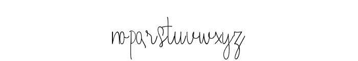 Stussy-Script Font LOWERCASE