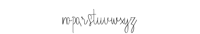 Stussy Font LOWERCASE