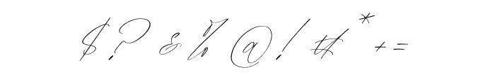 Styelad Initials Italic Font OTHER CHARS