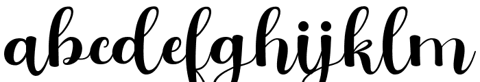Style Allya Script Font LOWERCASE