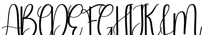Style Calligraphy Font UPPERCASE
