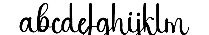 Style Night Font LOWERCASE