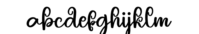 Style Writing Font LOWERCASE