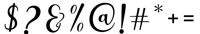 StyleAllyaScript Font OTHER CHARS