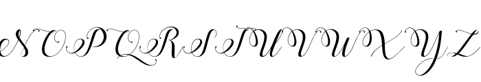 Stylish Calligraphy Font UPPERCASE