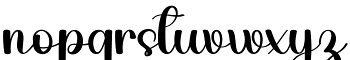 Stylish Grandma Font LOWERCASE