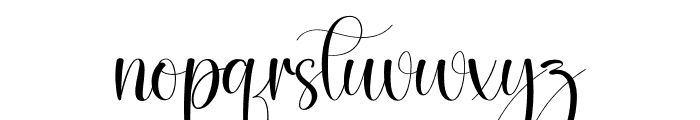Stylish Handwritten Font LOWERCASE