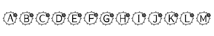 Stylish Monogram Font LOWERCASE