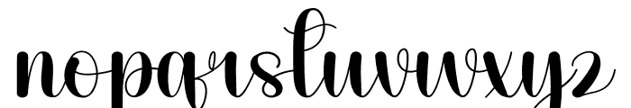 Stylish Playfull Font LOWERCASE