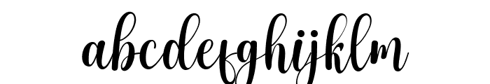 Stylish Script Regular Font LOWERCASE