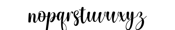 Stylish Script Regular Font LOWERCASE