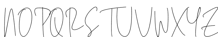 Stylish Script Font UPPERCASE