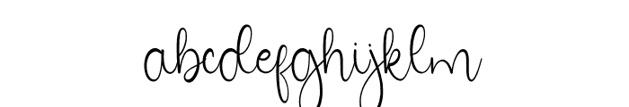 Stylish Signature Font LOWERCASE