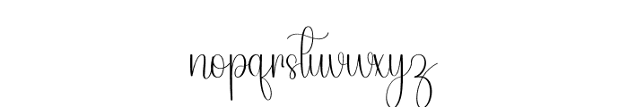 Stylish Veronicha Font LOWERCASE