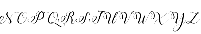 StylishCalligraphy Font UPPERCASE
