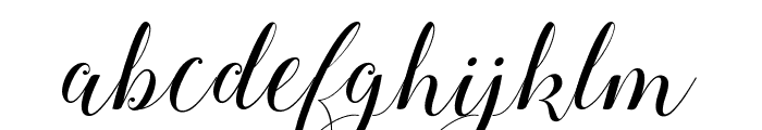 StylishCalligraphy Font LOWERCASE