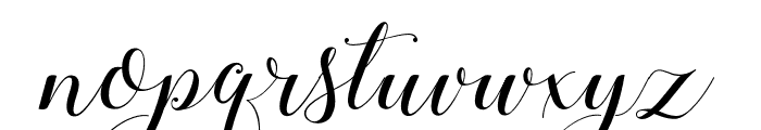 StylishCalligraphy Font LOWERCASE