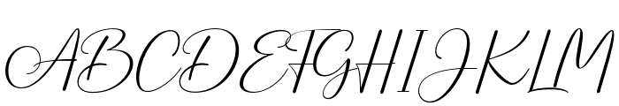 StylishSignature Font UPPERCASE