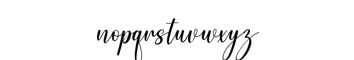 StylishSignature Font LOWERCASE