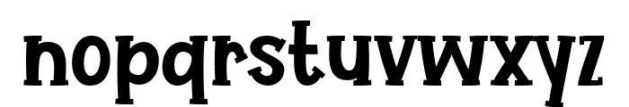 Stylistic Quirky Font LOWERCASE