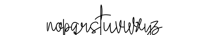 Stylistic Sign Font LOWERCASE