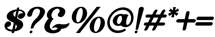 Stylistic Vibe Italic Font OTHER CHARS