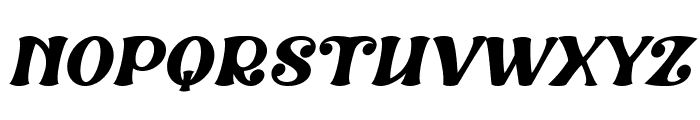 Stylistic Vibe Italic Font UPPERCASE