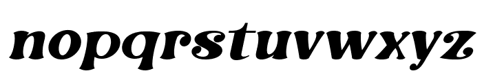 Stylistic Vibe Italic Font LOWERCASE