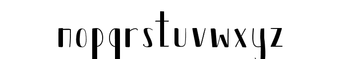 StylisticsSans Font LOWERCASE