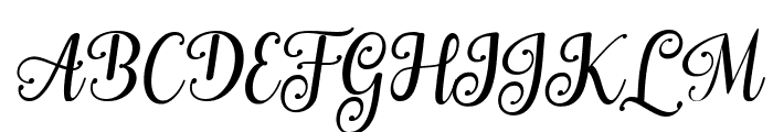 Stylisty Script Italic Font UPPERCASE