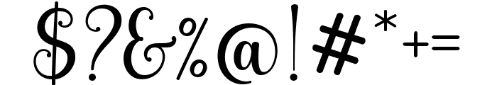 Stylisty Script Regular Font OTHER CHARS