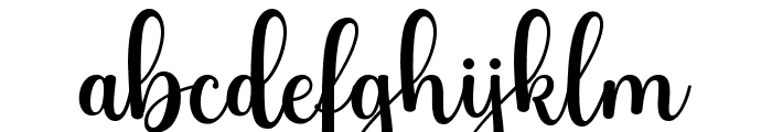 Stylisty Script Regular Font LOWERCASE