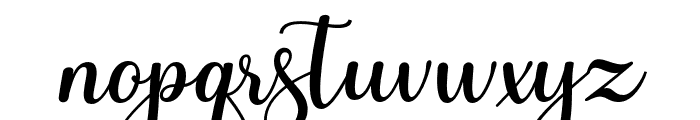 StylistyScript-Italic Font LOWERCASE