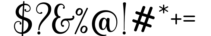 StylistyScript-Regular Font OTHER CHARS