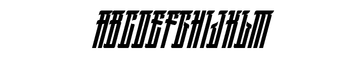 Subjugate-Italic Font UPPERCASE