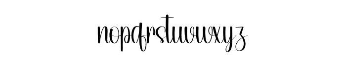 Sublimations Font LOWERCASE