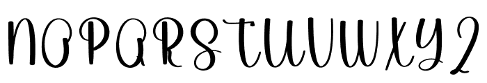 Subtle Signature Font UPPERCASE