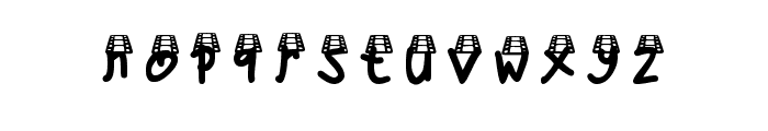 Subway Regular Font LOWERCASE