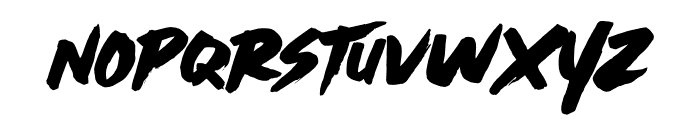 Subway Scrib Brush Font UPPERCASE