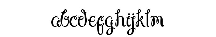 Sugar Frosting Regular Font LOWERCASE