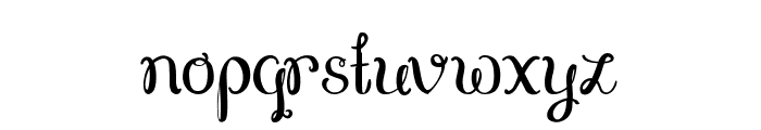 Sugar Frosting Regular Font LOWERCASE