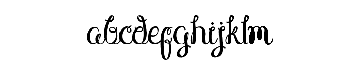 Sugar Frosting Script Font LOWERCASE