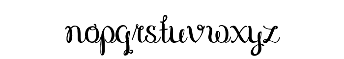 Sugar Frosting Script Font LOWERCASE