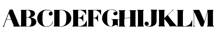 Sugar Serif Solid Font UPPERCASE